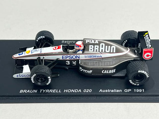 1:43 SPARK FS02 BRAUN Tyrrell Honda 020 Australian GP 1991 #3 25th Anniversary Racing On