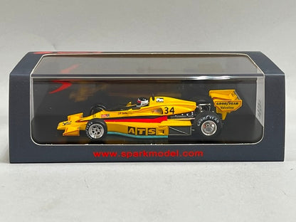 1:43 SPARK S3371 ATS-Penske PC4 Long Beach GP 1977 #34 Jean-Pierre Jarier