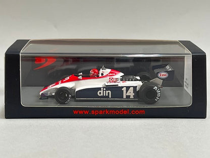 1:43 SPARK S3948 Ensign N180B Dutch GP 1981 #14