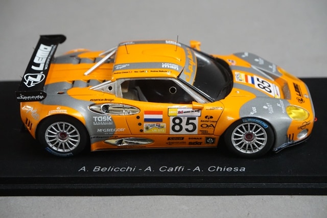 1:43 SPARK S0317 Spyker C8 Spyder GT2R LM 2007 #85 model car