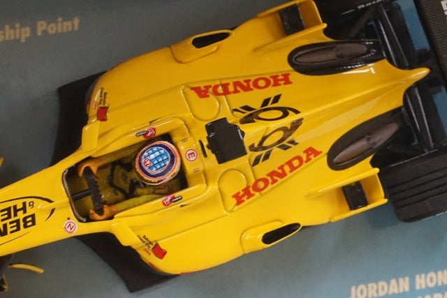 1:43 MINICHAMPS 518024310 Jordan Honda EJ12 Japanese GP 2002 #10 Takuma Sato model car