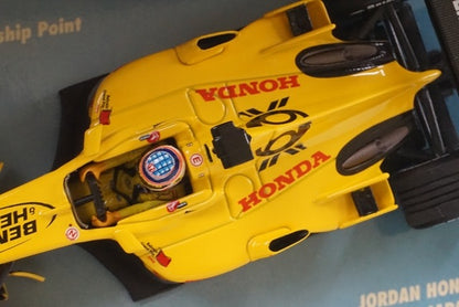 1:43 MINICHAMPS 518024310 Jordan Honda EJ12 Japanese GP 2002 #10 Takuma Sato model car