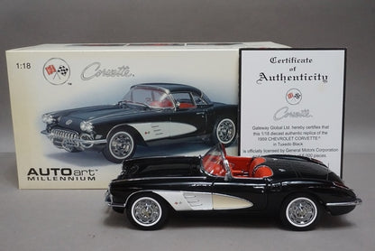 1:18 AUTOart 71142 Chevrolet Corvette 1959 Black model car