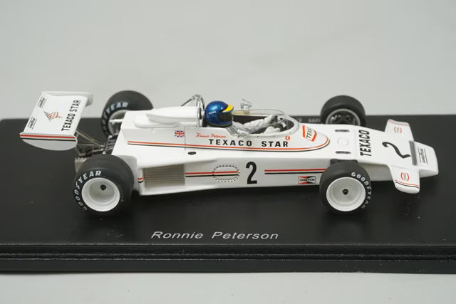 1:43 SPARK S1776 Team Lotus 74 Rouen F2 1973 #2 Ronnie Peterson