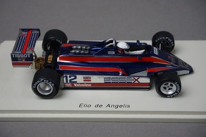 1:43 SPARK S4286 Lotus 81 Brazilian GP 2nd 1980 #12 E. De. Angelis