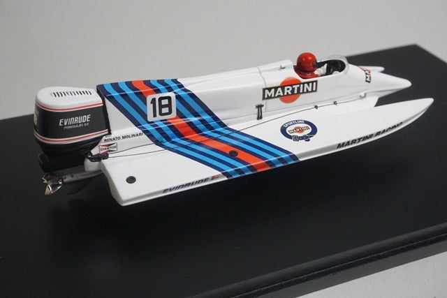 1:43 Spark S2303 Martini Racing F1 Powerboat 1984 #18 R. Molinari model car
