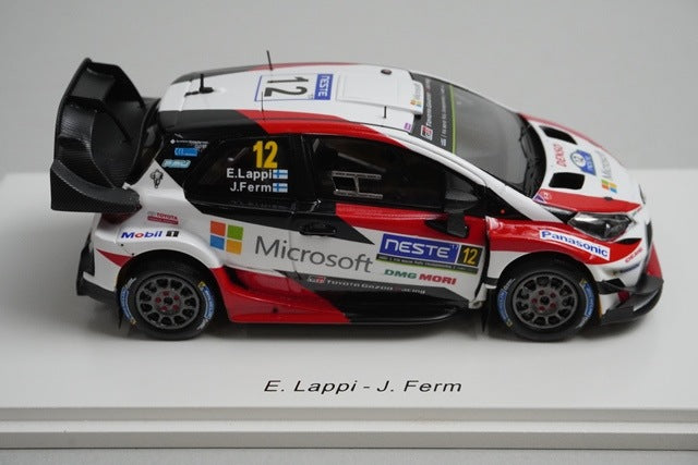 1:43 SPARK S5169 Toyota Yaris WRC Rally Finland Winner 2017 #12 model car