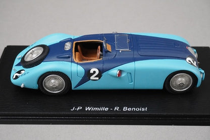 1:43 SPARK 43LM37 Bugatti 57 G LM Winner 1937 #2 model car