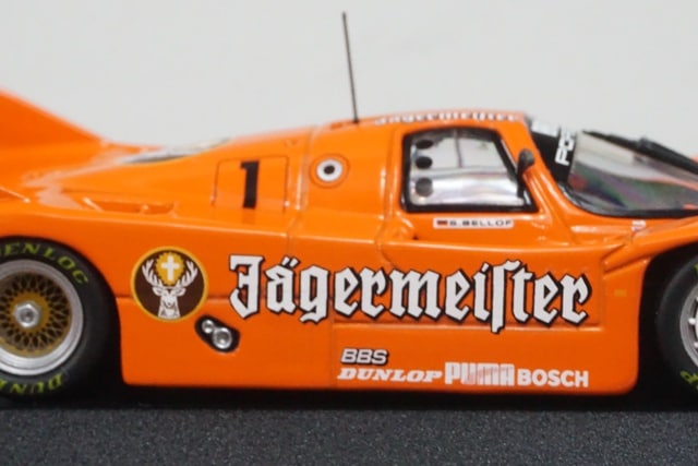 1:43 MINICHAMPS 430846691 Porsche 956K DRM Norisring Jagermeister 1984 #1