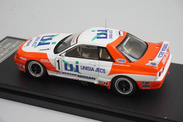 1:43 HPI 8610 Nissan Unisia Jex Skyline GT-R JTC Suzuka 1993 #1 model car
