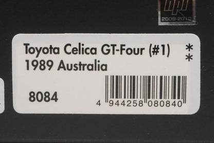 1:43 HPI 8084 Toyota Celica GT-Four Australia 1989 #1 model car