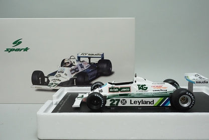 1:18 Spark 18S117 Williams FW 07B World Champion 1980 #27 A.Jones