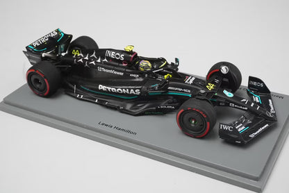 1:43 SPARK S8590 Mercedes-AMG Petronas F1 Team W14 E-Performance British GP 3rd 2023 #44 L. Hamilton model car