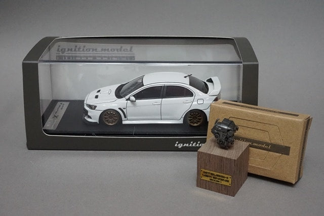 1:43 ignition model IG2566 Mitsubishi Lancer Evolution X (CZ4A) White Engine included model car