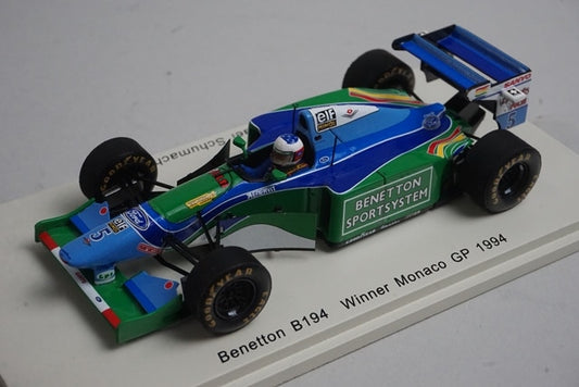 1:43 Spark S4481 Benetton B194 Monaco GP 1994 #5 M. Schumacher model car