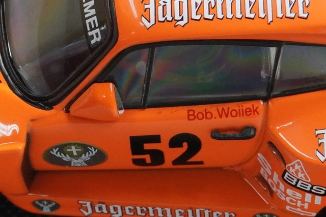 1:43 EBBRO 44303 Jaegermeister Porsche 935 K3 Hockenheim 1981 #52 Orange model car