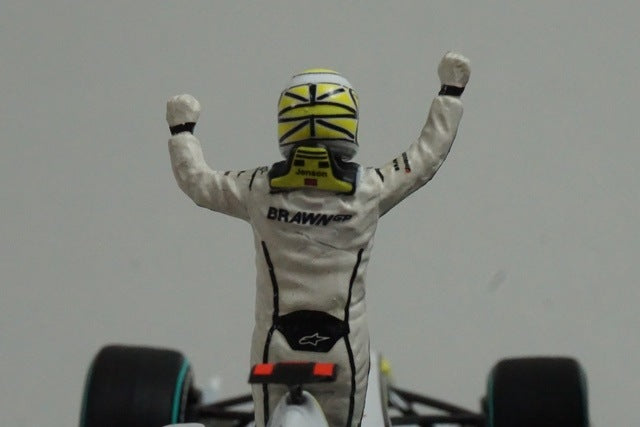 1:43 MINICHAMPS 400090122 Brown GP BGP 001 Australian GP 2009 #22 J. Button model car