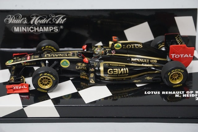 1:43 MINICHAMPS 410110009 Lotus Renault GP R31 2011 #9 N. Heidfeld