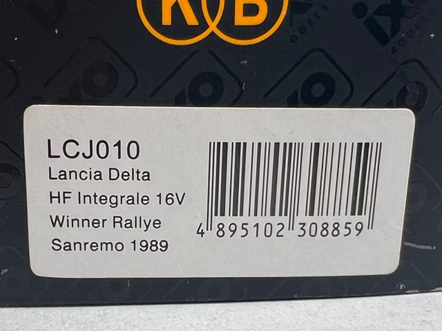 1:43 ixo LCJ010 Lancia Delta HF Integrale 16V Sanremo Rally 1989 #1 M. Biasion model car