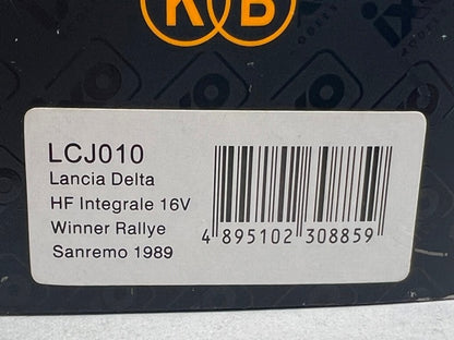 1:43 ixo LCJ010 Lancia Delta HF Integrale 16V Sanremo Rally 1989 #1 M. Biasion model car
