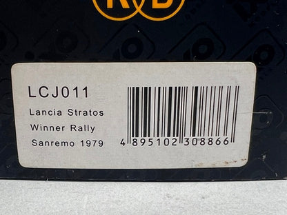1:43 ixo LCJ011 Lancia Stratos Sanremo Rally 1979 #2 T. Fassina model car