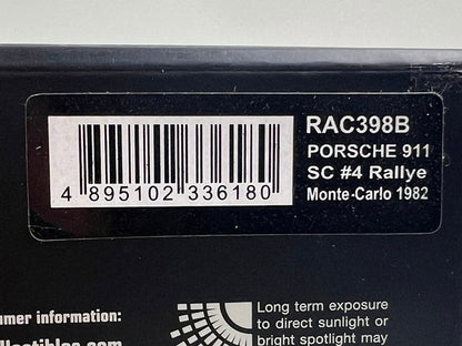 1:43 ixo RAC398B Porsche 911 SC Monte Carlo Rally 1982 #4 G. Frequen J-F. Faucille model car
