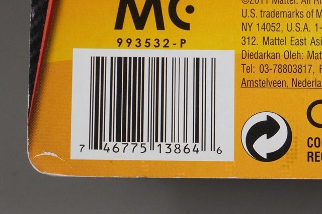 Mattel X4899 Cars Space Car Lightning McQueen Blister Pack model car