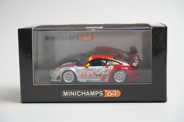1:64 MINICHAMPS 640076445 Porsche 911 GT3 RSR Sebring 2007 #45 model car