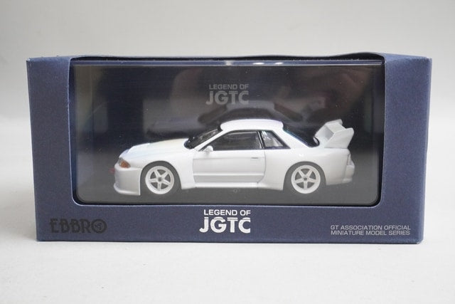 1:43 EBBRO 44306 Nissan Skyline GT-R JGTC 1994 Test White model car