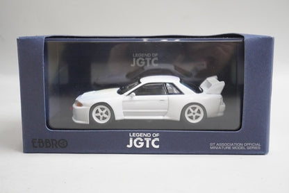 1:43 EBBRO 44306 Nissan Skyline GT-R JGTC 1994 Test White model car