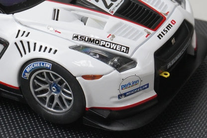 1:43 EBBRO 44383 Nissan GT-R GT1 Sumo Power GT 2010 #23 White Black model car