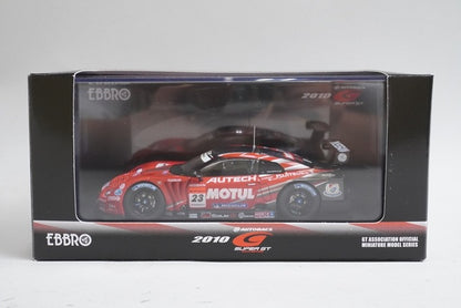 1:43 EBBRO 44323 Nissan Motul Autech GT-R Super GT500 2010 #23 model car