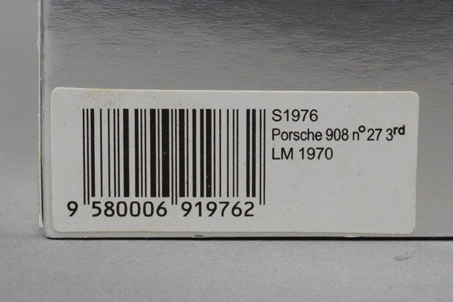 1:43 Spark S1976 Porsche 908 Le Mans 3rd 1970 #27 model car