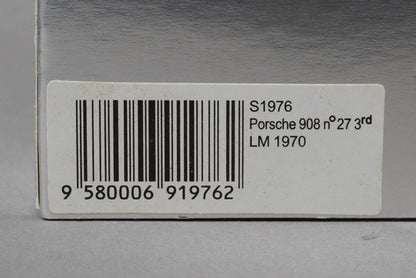 1:43 Spark S1976 Porsche 908 Le Mans 3rd 1970 #27 model car