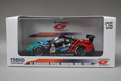 1:43 EBBRO 43828 Nissan Wood One Advan Z Super GT500 Suzuka 2006 #24 model car
