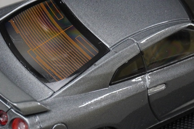 1:43 EBBRO 44038 Nissan GT-R 2007 Dark Metal Grey model car