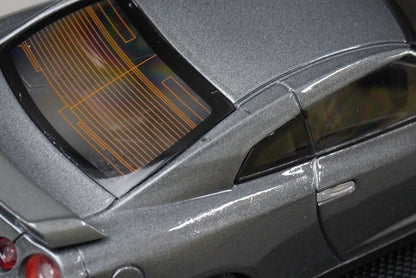 1:43 EBBRO 44038 Nissan GT-R 2007 Dark Metal Grey model car