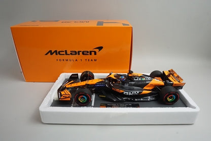 1:18 MINICHAMPS 537241981 McLaren F1 Team MCL38 Emilia Romagna GP 2024 #81 O. Piastri model car