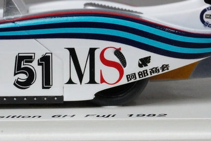 1:43 SPARK SJ021 Lancia LC1 Fuji 6H Pole Position 1982 #51 Martini model car