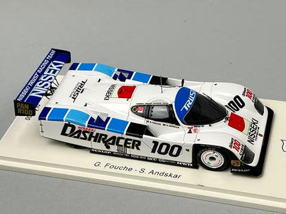 1:43 Spark SJ025 Porsche 962C WSPC Suzuka 1989 #100 G.Fouche S.Andsker model car