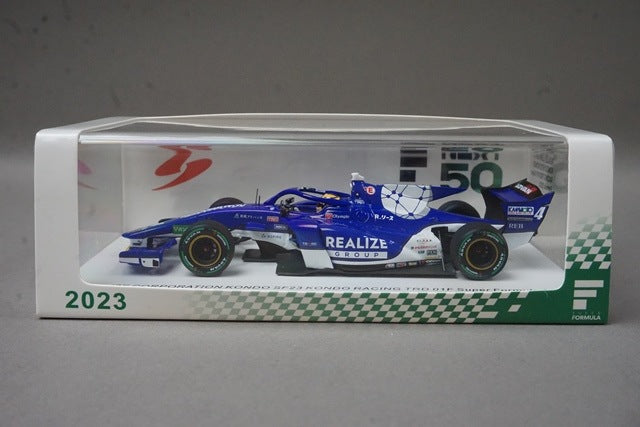 1:43 Spark SFJ004 Realize Corporation Kondo SF23 TRD 01F Super Formula model car