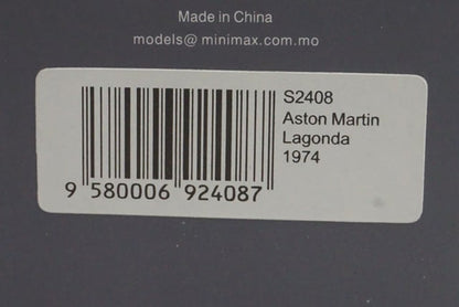 1:43 SPARK S2408 Aston Martin Lagonda 1974 model car