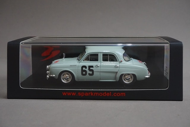 1:43 Spark S5207 Renault Dauphin Monte Carlo Rally Winner 1958 #65 J. Ferret model car
