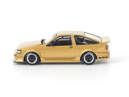 [ Pre-order ] PR640411 POP RACE 1:64 RWB AE86 GOLD