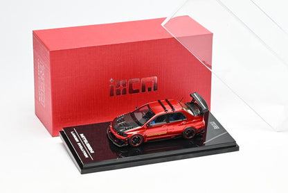 [ Pre-order ] IHCM 1:64 Mitsubishi Lancer Evo IX (Malaysia Exclusive) Metallic Red