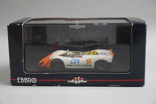 1:43 EBBRO 43729 Porsche 908 Spyder Targa Florio 1969 #266 White