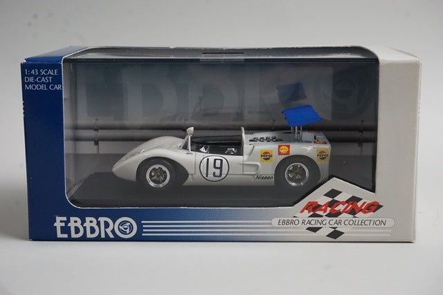 1:43 EBBRO 43495 Nissan R381 (1968)GP #19 White