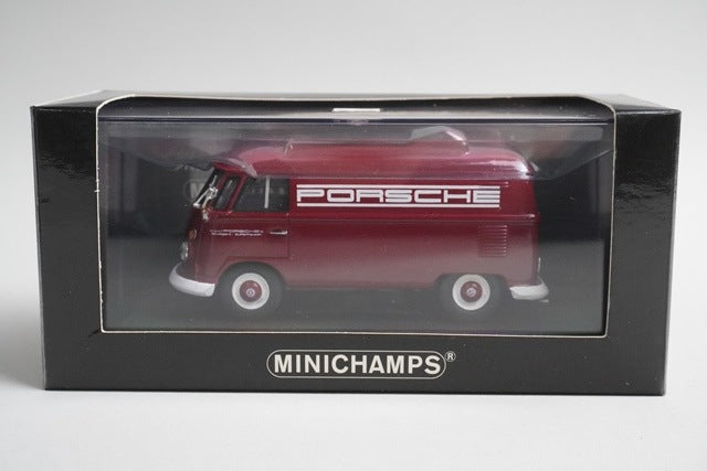 1:43 MINICHAMPS 430052206 VW T1 Kastenwagen 1963 Porsche
