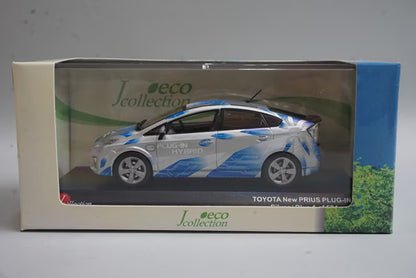 1:43 KYOSHO JC61003PG J Collection Custom Toyota New Prius Plug-in Silver/Blue