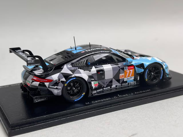 1:43 Spark S7039 Porsche 911 RSR Dempsey Proton Racing LMGTE Am class Le Mans 24 Hours Winner 2018 #77